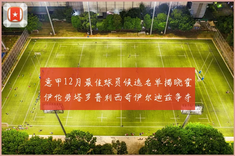 意甲12月最佳球员候选名单揭晓霍伊伦劳塔罗普利西奇伊尔迪兹争夺荣誉